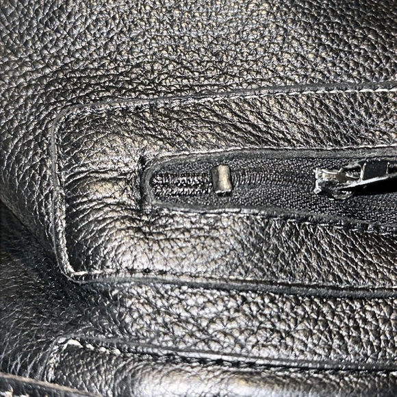 VINTAGE Harley Davidson Leather Backpack,  Genuine Leather With Logo - Picture 10 of 16